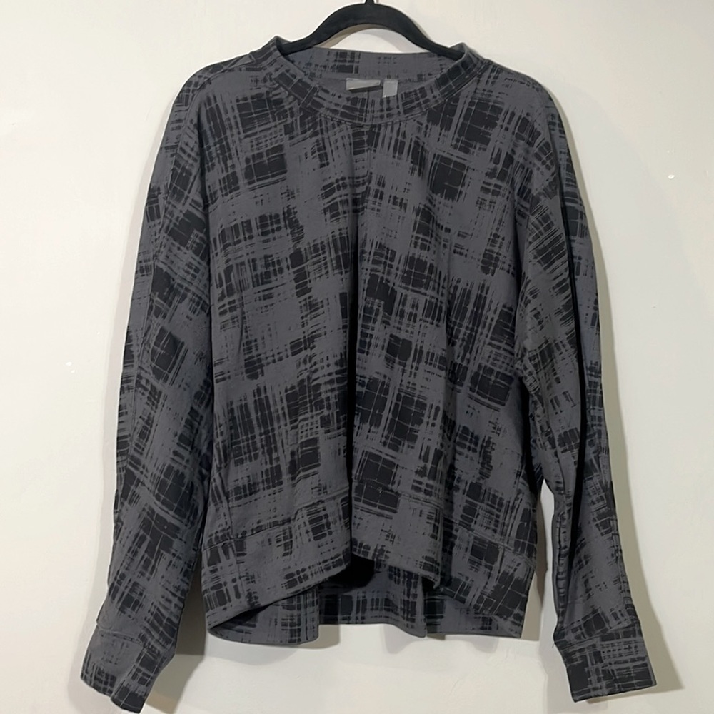 Zella Grey Crew Pullover Sweatshirt